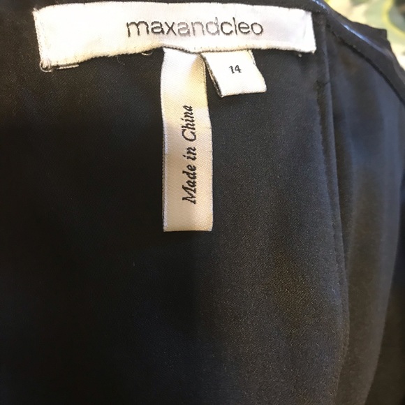 🔥SIZE 14 MAXANDCLEO FLORAL BLACK DRESS🔥 - Picture 8 of 8